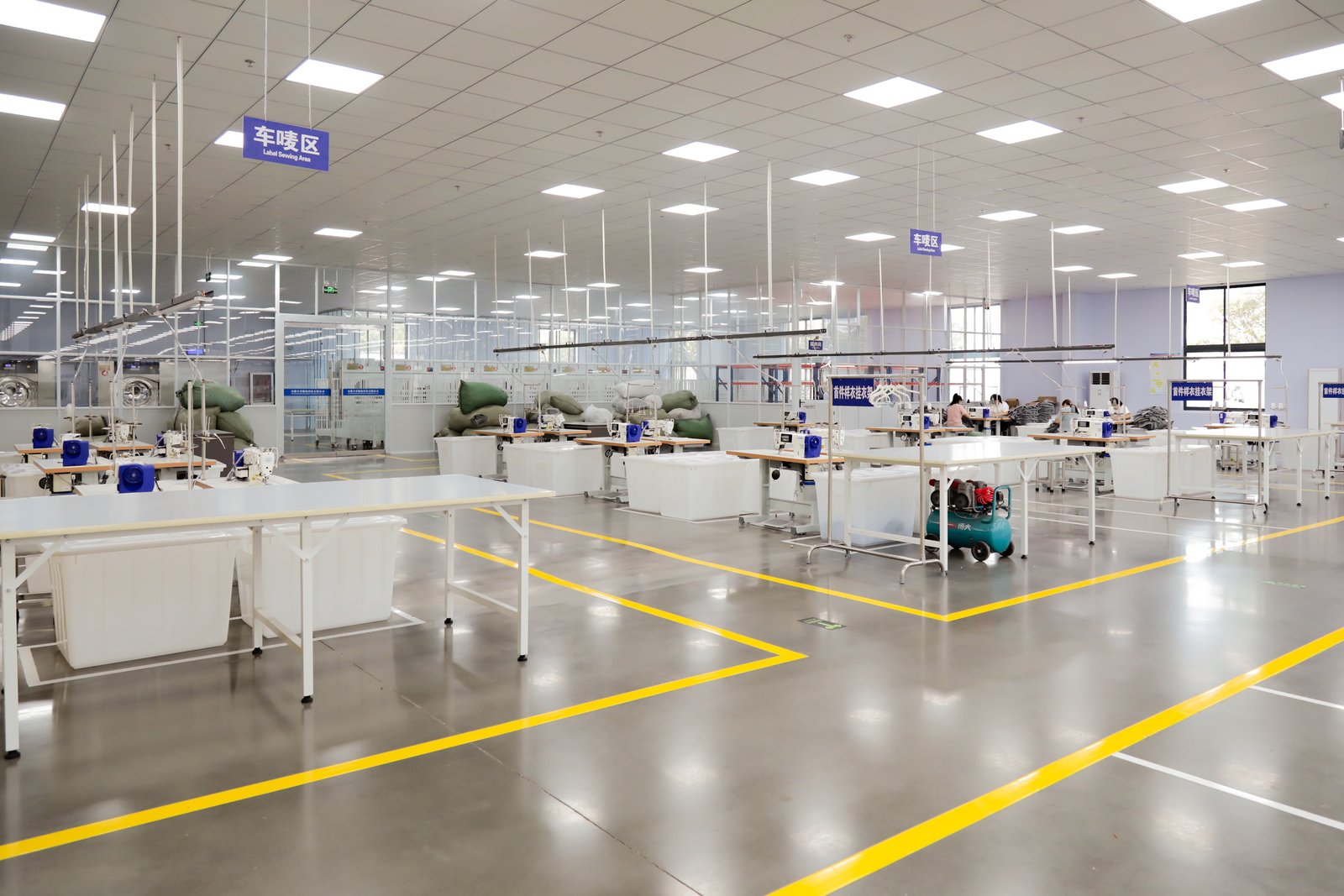 Clean production floor gallery view