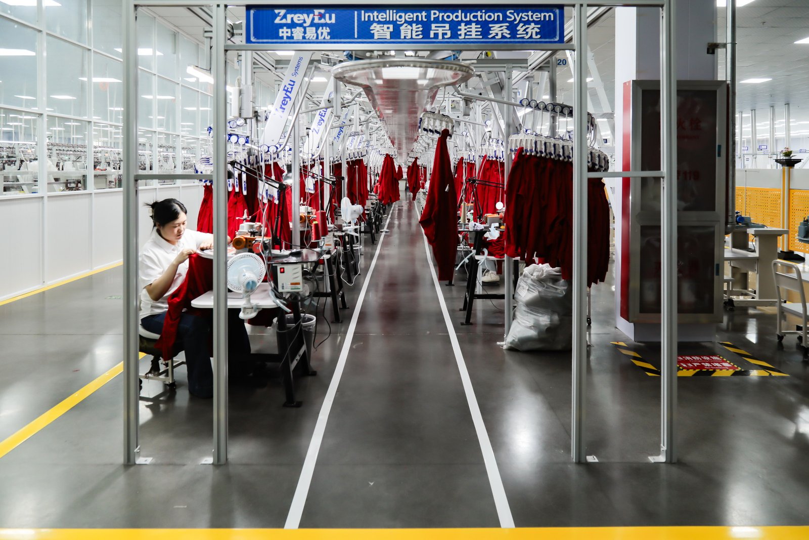 Sewing production line